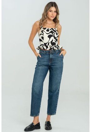 Blusa Arizona Negro Ragged Pf11112965