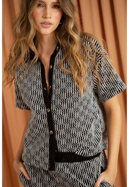 Camisa Lindsey Negro Ragged Pf11112970