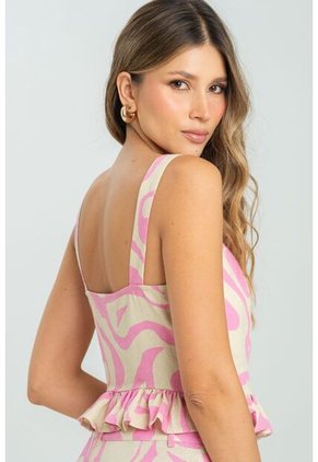 Blusa Arizona Rosa Ragged Pf11112965