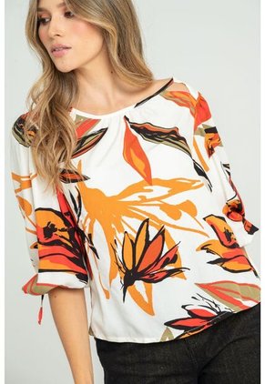 Blusa Vharley Rojo Ragged Pf11112880