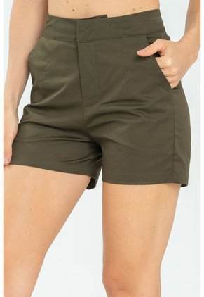 Short Asimetrico Verde Ragged Pf11340150