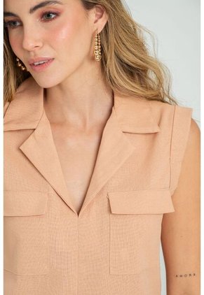 Blusa Zhira Rosa Ragged Pf11112838