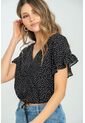 Blusa Mishall Negro Ragged Pf11112967 de Ragged