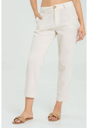 Pantalon Lino Peach Beige Ragged Pf11310820