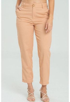 Pantalon Lino Peach Rosa Ragged Pf11310820