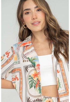 Camisa Summer Blanco Ragged Pf11112978