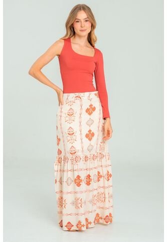 Falda Ervena Beige Ragged Pf11320508 Ragged