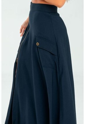 Falda Larga Grhace Azul Ragged Pf11320511