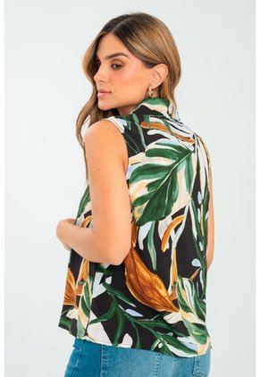 Camisa Bhelden Negro Ragged Pf11113054