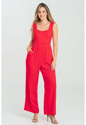 Enterizo Largo Belle Rojo Ragged Pf11530129