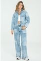 Jeans Patchwork Azul Ragged Pf21350054 de Ragged