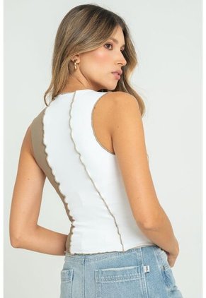 Top Aniella Blanco Ragged Pf13120809