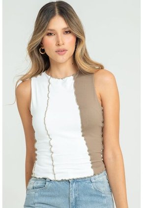 Top Aniella Blanco Ragged Pf13120809