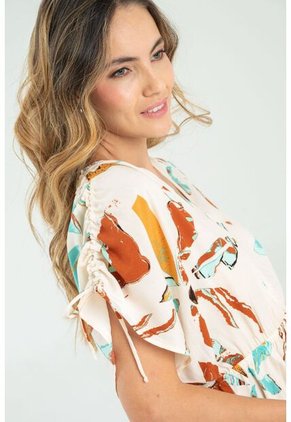 Blusa Nelzin Blanco Ragged Pf11112893