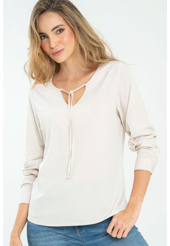 Blusa Arthemis Beige Ragged Pf11112828 Ragged