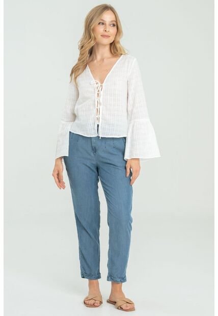 Blusa Summer Blanco Ragged Pf11112902