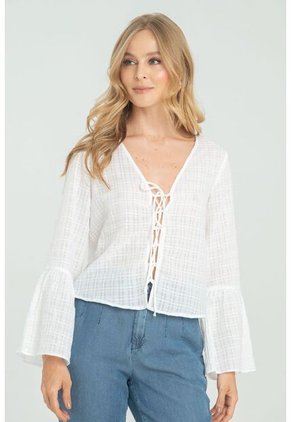 Blusa Summer Blanco Ragged Pf11112902