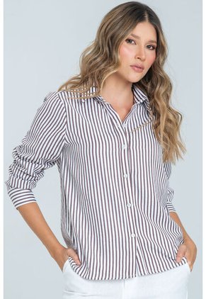 Camisa Renacence Café Ragged Pf12110854