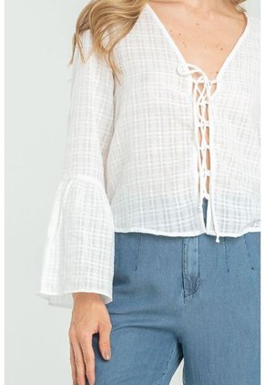 Blusa Summer Blanco Ragged Pf11112902