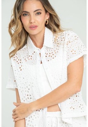 Blusa Ojalillo Misk Blanco Ragged Pf11112912