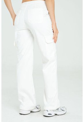 Pantalon Durazno Cargo Blanco Ragged Pf11310789