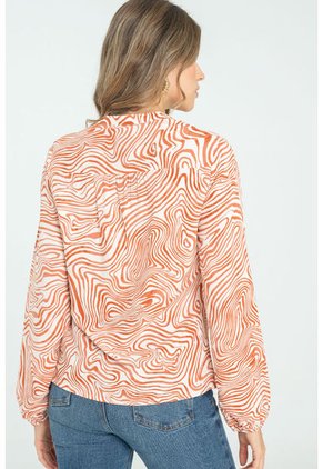 Blusa Marissa Café Ragged Pf11112751