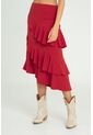 Falda Shlide Rojo Ragged Pf11320492 de Ragged