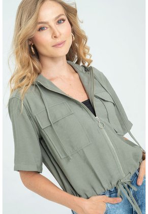 Chaqueta Manga Corta Verde Ragged Pf11130260