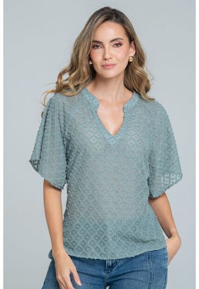Blusa Rhowina Verde Ragged Pf12110851