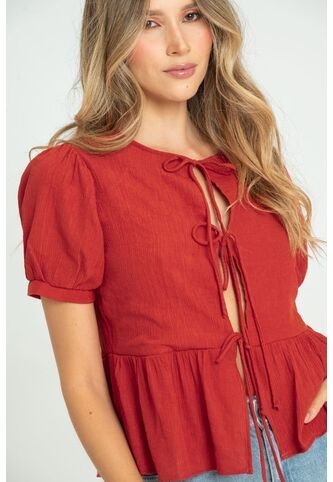 Blusa Summer Café Ragged Pf11112877 Ragged