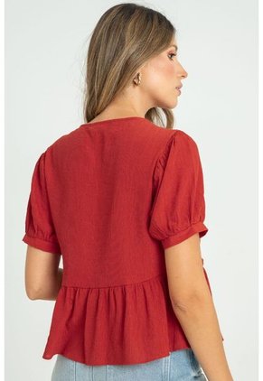 Blusa Summer Café Ragged Pf11112877