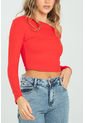 Top Asimetrico Manga Larga Rojo Ragged Pf13120751 de Ragged