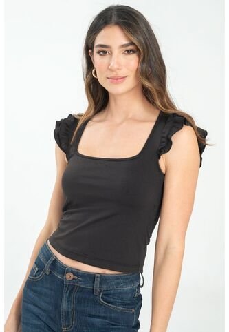 Top Maldivas Negro Ragged Pf13120818 Ragged