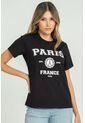 Camiseta Paris Negro Ragged Pf21120091 de Ragged