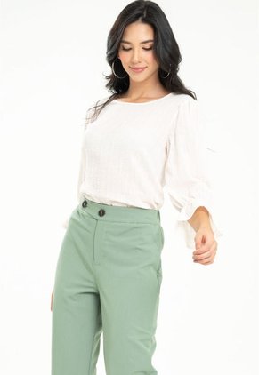 Pantalon Leeza Verde Ragged Pf12310376