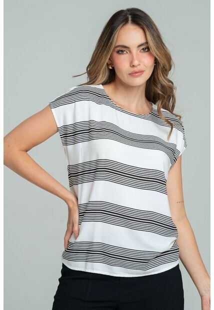 Blusa Oni Blanco Ragged Pf11113056