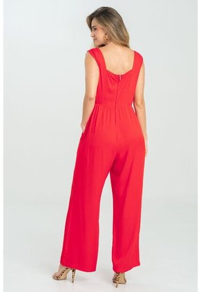 Enterizo Largo Belle Rojo Ragged Pf11530129