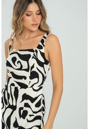 Vestido Hally Negro Ragged Pf11511382