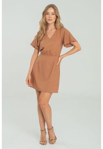 Vestido Pitsy Café Ragged Pf11511397 Ragged