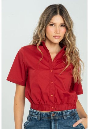 Camisa Miller Rojo Ragged Pf11112961