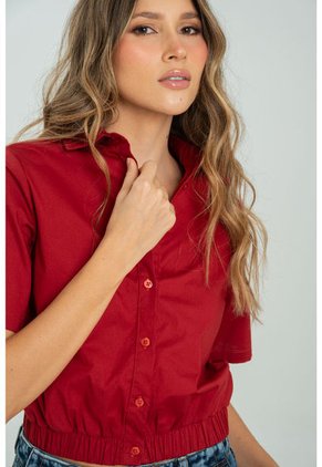 Camisa Miller Rojo Ragged Pf11112961