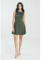Vestido Corto Anle Verde Ragged Pf11511390 de Ragged