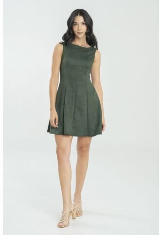 Vestido Corto Anle Verde Ragged Pf11511390 Ragged