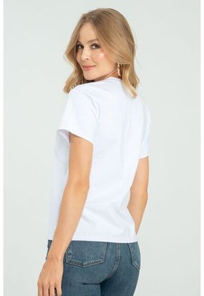 Camiseta Amour Blanco Ragged Pf21120088