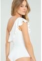Body Asimetrico Boleros Blanco Ragged Pf13100043 de Ragged