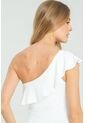 Body Asimetrico Boleros Blanco Ragged Pf13100043 de Ragged