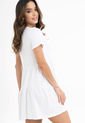 Vestido Cotton Blanco Ragged Pf51510128 de Ragged