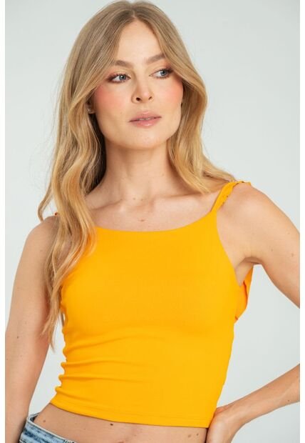 Top Amalia Amarillo Ragged Pf13120826