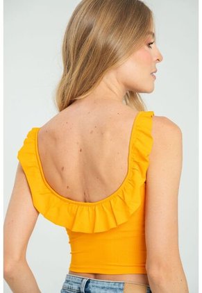 Top Amalia Amarillo Ragged Pf13120826