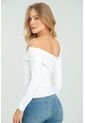 Top Escote Asimetrico Blanco Ragged Pf13120825 de Ragged